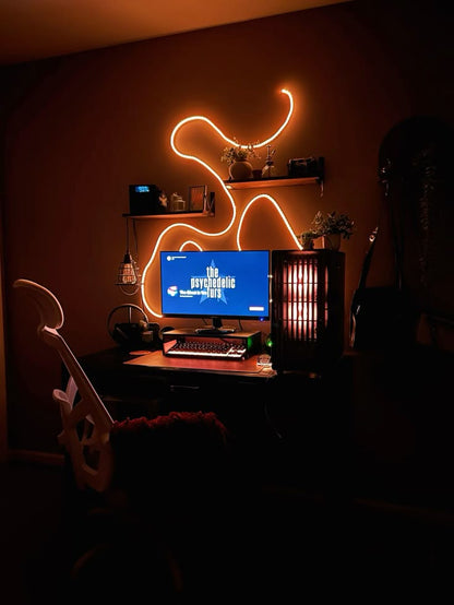 Neon Rope Lights, Rgb Led Strip Lights App Control Smart Neon Strip Lights Music Sync Rgb Lights