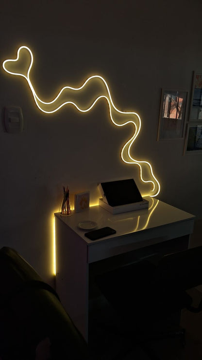 Neon Rope Lights, Rgb Led Strip Lights App Control Smart Neon Strip Lights Music Sync Rgb Lights