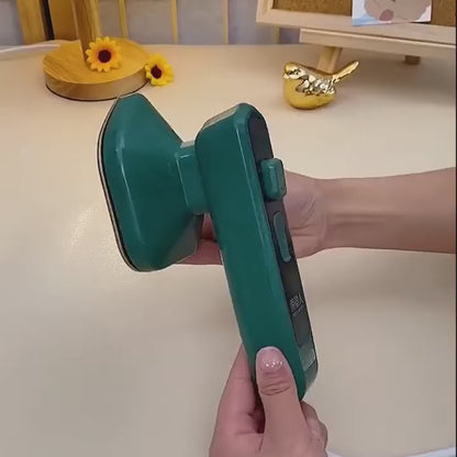 Mini iron steamer + cloth drying line